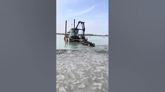 YSCSD350 kapasitas padat 360 cbm per jam pengiris hidraulik penghisap penggerek dalam bekerja